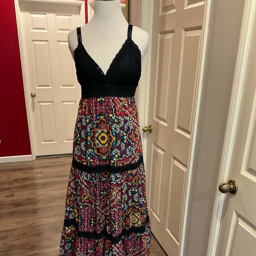 Multi Pattern Dress - image 1